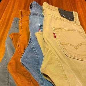 Men’s Levi 511 Bike Urban Rider Lot Waist 30 Length 32